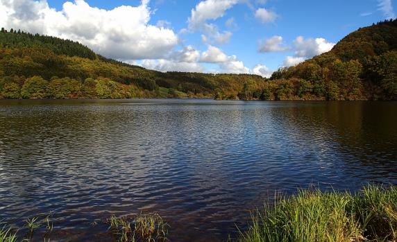 Rursee in Einruhr Oktober 2011