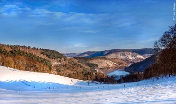 21. Januar Blick auf den Rursee 