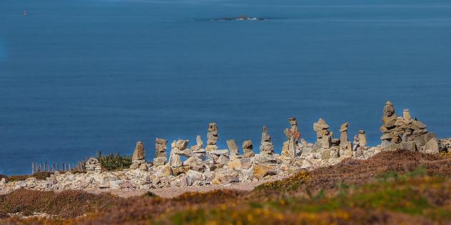 Steinburgen am Cap de la chevre